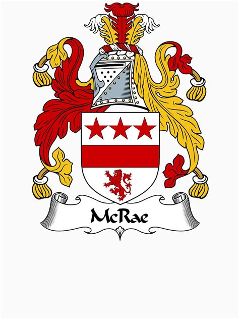 "McRae Coat of Arms / McRae Family Crest" T-shirt by ScotlandForever | Redbubble