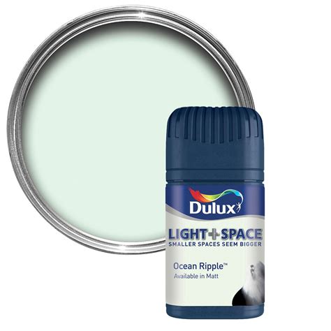 Dulux Light & Space Ocean Ripple Matt Emulsion Paint 0.05L Tester Pot | Departments | DIY at B&Q