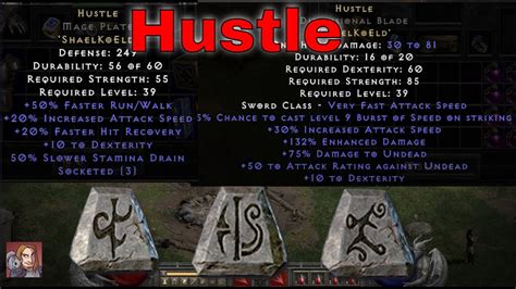 D2R 2.6 PTR Runewords - Hustle (Shael Ko Eld) Outdated - YouTube