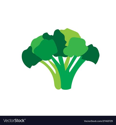 Fresh green vegetables logo designs icons Vector Image