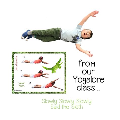 Slowly, Slowly, Slowly Said the Sloth Yoga & Movement Pose Card Set - Etsy