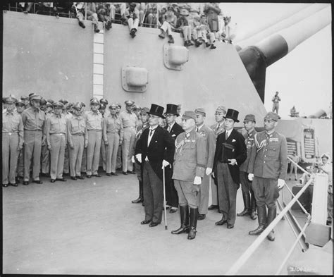 Today's Document • USS Missouri arrives in Tokyo Bay for the Japanese...