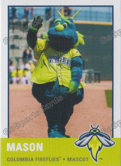 2017 Columbia Fireflies Mason Mascot – Go Sports Cards