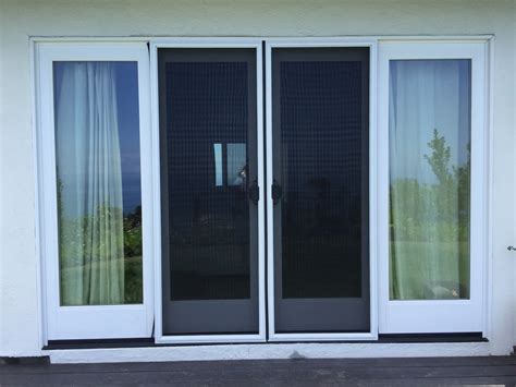 Double sliding screen door rescreening in malibu with pet screen ...