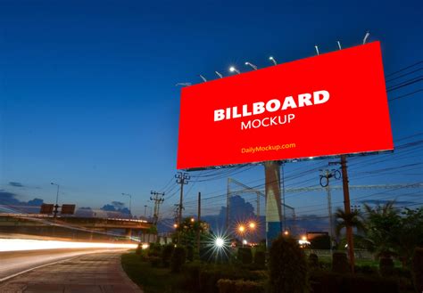 Billboard Mockup Free PSD 2023 - Daily Mockup