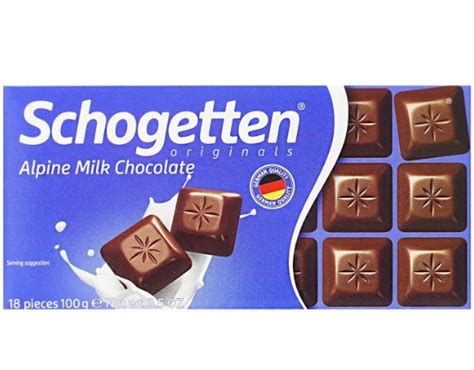 SCHOGETTEN Alphine Milk Chocolate, Dali Grocery, Imported Chocolate ...