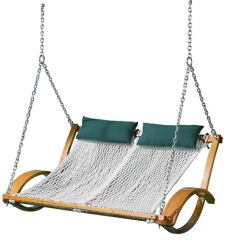 The Pawleys Island Hammock Swing - handwoven from soft spun three-ply ...