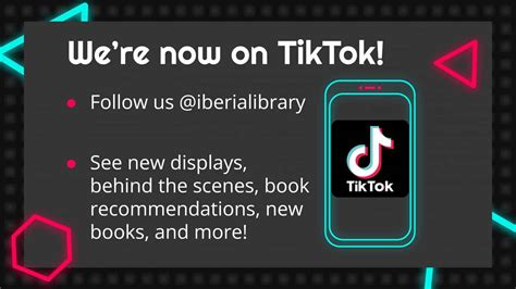 TikTok Flyer – Iberia Parish Library