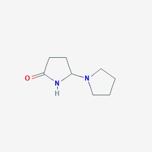 5-Pyrrolidino-2-pyrrolidone | C8H14N2O | CID 550645 - PubChem