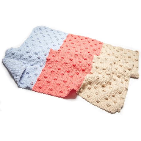 Bobble Stitch Blanket Crochet Pattern – Crochet