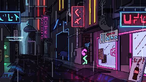 City Rain Pixel Art - -, Pixel Art PC HD wallpaper | Pxfuel