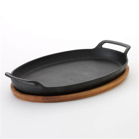 Bobby FlayTM Pre-Seasoned Cast-Iron Sizzle Pan with Trivet - ShopStyle Home & Living | Dutch ...