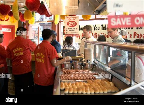 INSIDE GRAY S PAPAYA HOT DOG SHOP GREENWICH VILLAGE MANHATTAN NEW Stock Photo: 3193824 - Alamy