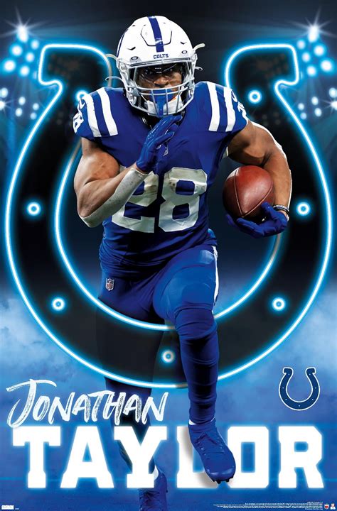 NFL Indianapolis Colts - Jonathan Taylor 22 Wall Poster, 22.375" x 34" - Walmart.com