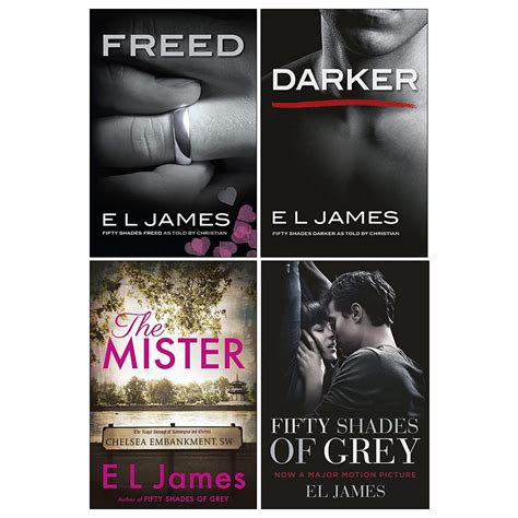 E L James Collection 4 Books Set (The Mister, Darker, Freed, Fifty Shades of Grey): E.L. James ...