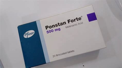 PONSTAN FORTE 500MG, 20 TABLETS – Health Online