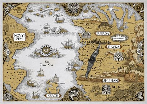 Shadow and bone map Book Review - MarfaMartijn