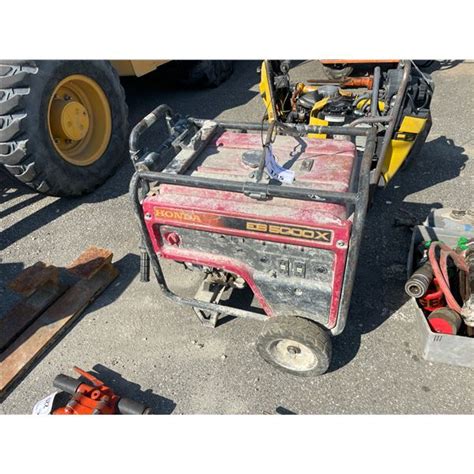 HONDA EB5000X GAS POWERED MOBILE GENERATOR - Able Auctions