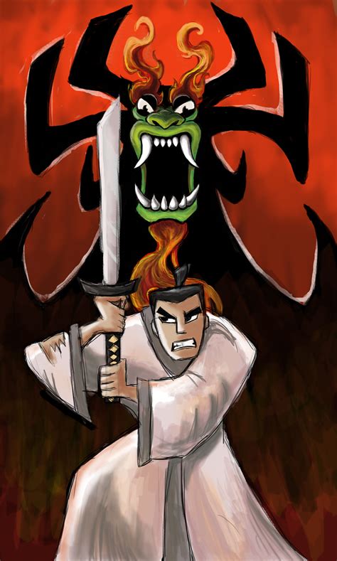 Samurai Jack & Aku on Behance