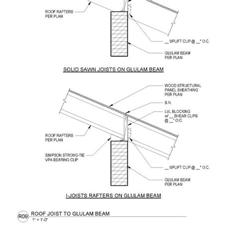 Roof Joists to Glulam Beam - WoodWorks | Wood Products Council