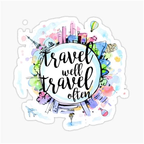 Travel Stickers | Redbubble