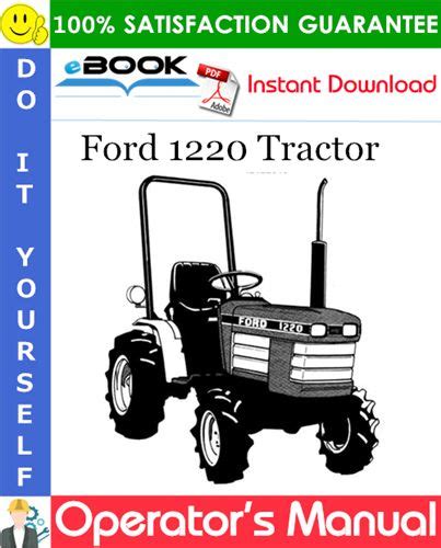 Ford 1220 Tractor Operator’s Manual | Tractors, Manual, Ford