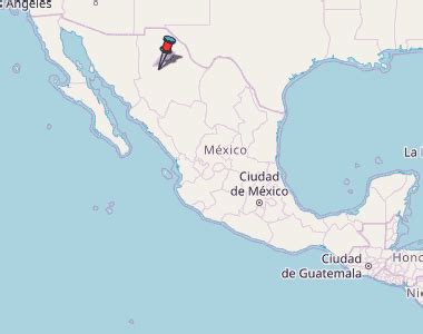 El Terrero Map Mexico Latitude & Longitude: Free Maps