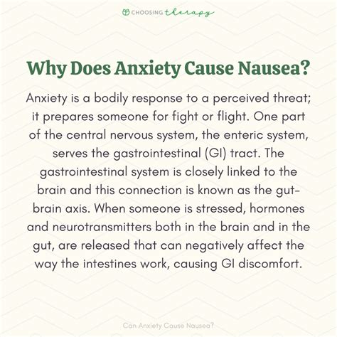 Anxiety Nausea: Why It Happens & How to Cope