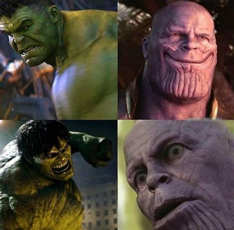 Hulk vs thanos : r/memes