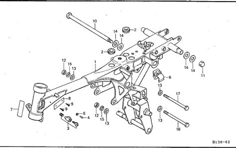 Coastal Motorcycle Centre - Z50J (Z50) 1978 - FRAME BODY