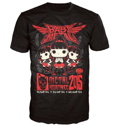 Babymetal Rock Poster Pop! T-Shirt - Black | IWOOT