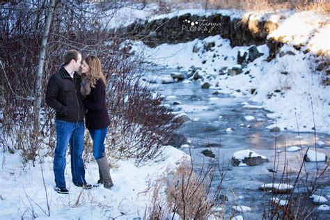 Crowsnest Pass Winter Engagement Photography [Jena & Daniel]