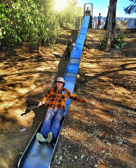 Fun Giant Slides at Santiago Park Nature Preserve in Santa Ana - Popsicle Blog