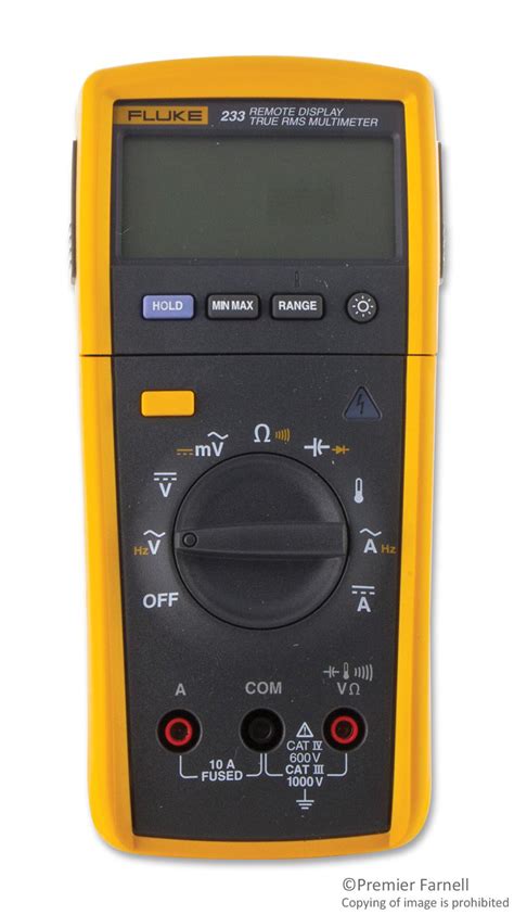 FLUKE 233 - Fluke - Remote Display Digital Multimeter, 6000 Count, True RMS