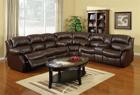 10 Inspirations Leather Recliner Sectional Sofas