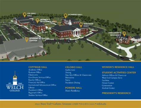 Christian College in Gallatin, TN Campus Map | Welch College