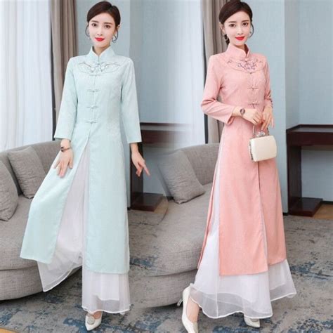 chinese traditional dress hanfu women chinese cheongsam for women 2022 2022 Spring Autumn New ...