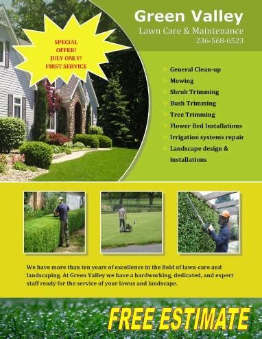 15 Lawn Care Flyers [Free Examples + Advertising Ideas]