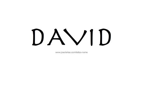 David Name Tattoo Designs | Name tattoo designs, Name tattoos, Name tattoo