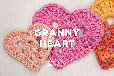 Crochet Granny Heart — Hooked by Robin