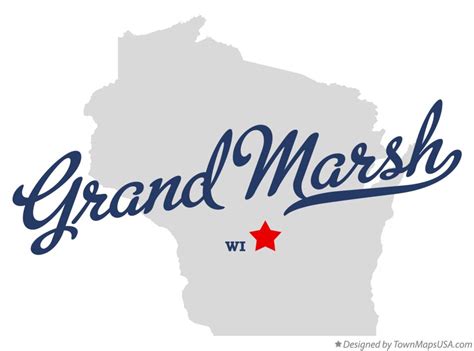 Map of Grand Marsh, WI, Wisconsin