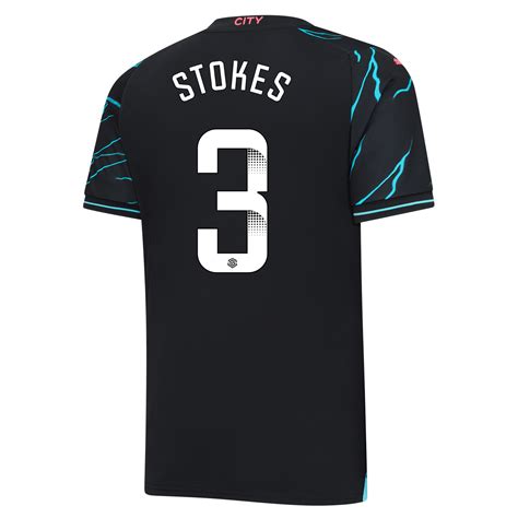 Manchester City Third Jersey 2023/24 with STOKES 3 printing | Official ...