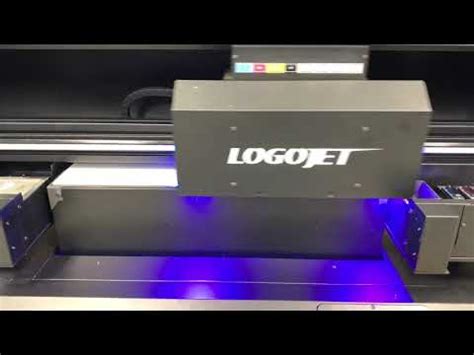 LogoJET UVx90R Direct-to-Substrate Printer in Action - YouTube