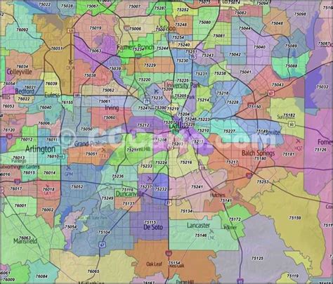 Dallas County Map With Zip Codes Map 2023 | Porn Sex Picture