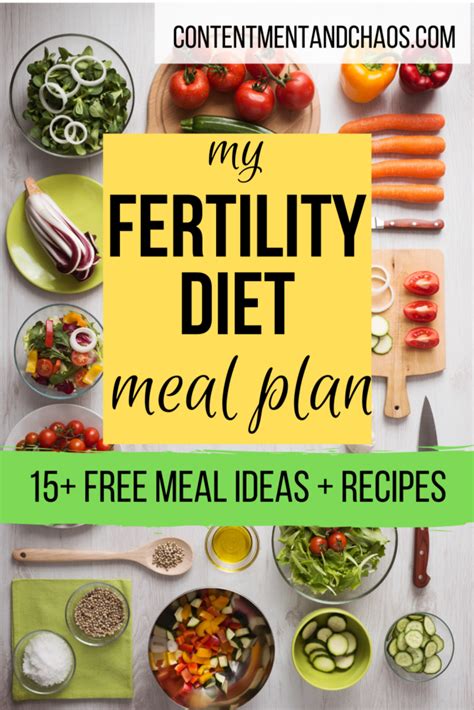 The Best Fertility Diet Meal Plan + Recipes • Contentment + Chaos