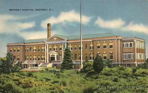 Westerly Hospital Rhode Island Postcard