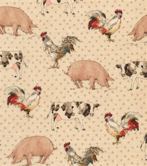 Better On Farm Animals Cotton Fabric | JOANN | Farm quilt, Sewing ...