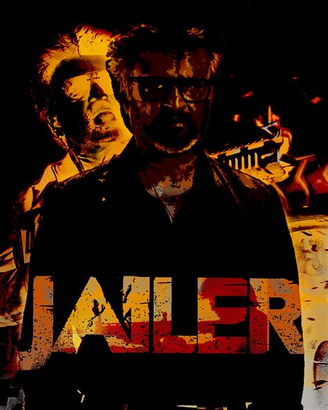 Jailer Movie Poster Design - Rugged Way by Alex Raj on Dribbble