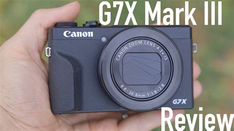 Canon G7X Mark iii Review - YouTube