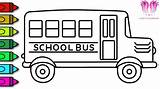 School Bus Coloring Page For Kids  How To Draw bus YouTube sketch template